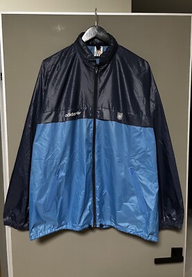 Adidas Bundeswehr German Army Vintage Windbreaker Jacket sz 52