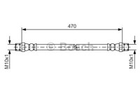 Bosch Bremsschlauch 1 987 476 392