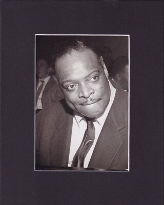 8X10'' Matted Print Photo Picture Music: Count Basie, 1956