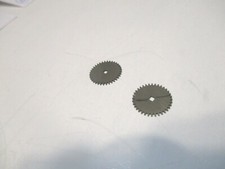 2 ILLINOIS 18 SIZE 214 POCKETWATCH RATCHET WHEEL 36 TEETH MOD 6 NOS --C-76