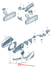 Retroviseur droit (ou coque) Skoda YETI