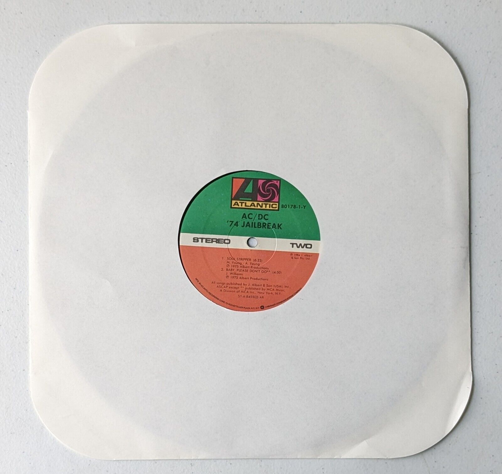 45cat - AC/DC - Jailbreak / Show Business - Atlantic - USA - 7-89614