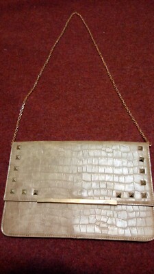 URBAN EXPRESSIONS-HANDBAG, 8''X13''CLOSED, 22'' CHAIN WHEN ON ARM