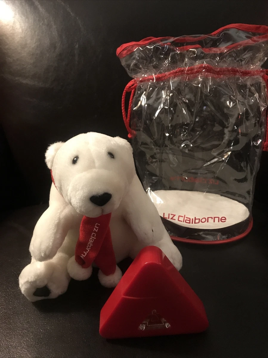 VTG Liz Claiborne Red Triangle Spray Perfume 1 FL. OZ. Rare L.C. Polar Bear