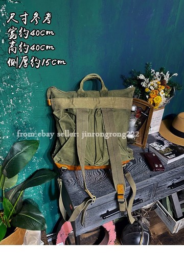 Oilwaxed Canvas Pilot Tote Can Be Backpack For Both Men And Women - Picture 16 of 16