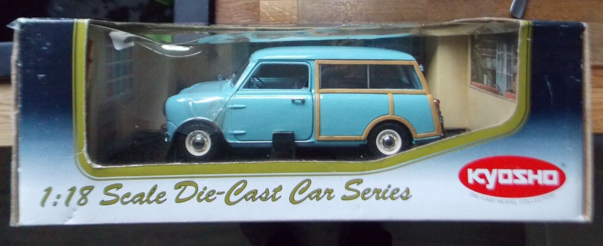 京商 1/18 08191B オースチンミニ カントリーマン ブルー 1:18 Kyosho