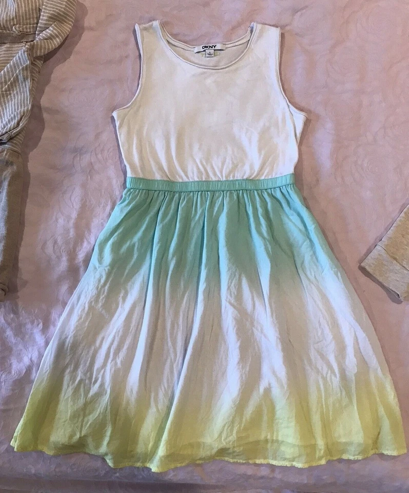 4 件套女孩 10/12 码 DKNY CHEROKEE Abercrombie Fitch CIRCO 连衣裙打底裤 — 第 4/4 张图片