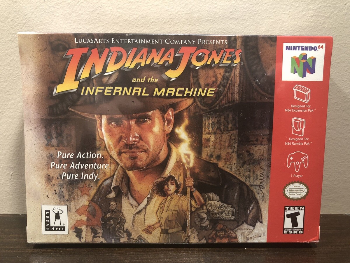Indiana Jones and the Infernal Machine (Nintendo 64, 2000 Indiana Jones and the Infernal Machine (Nintendo 64, 2000
