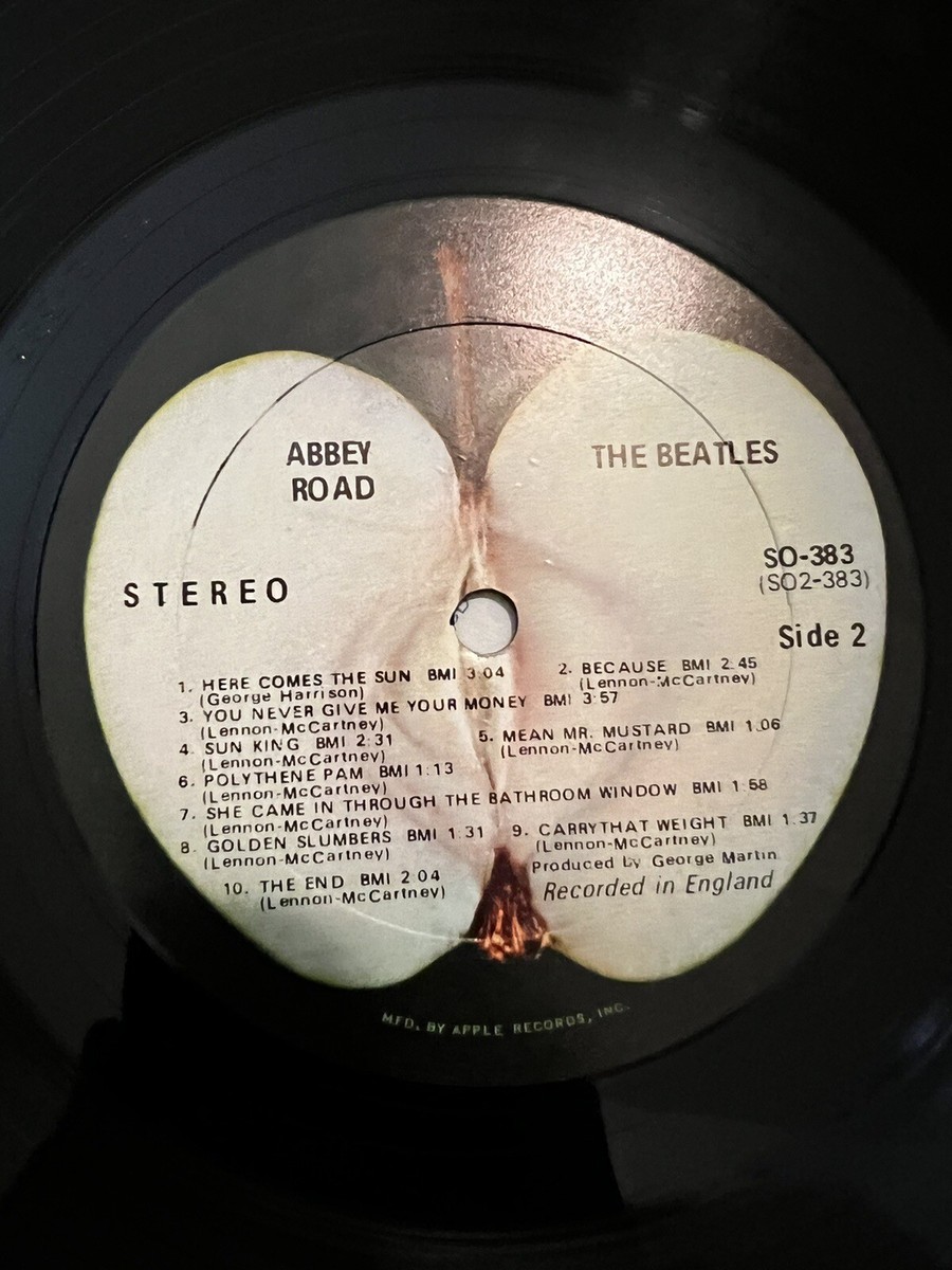 The Beatles - Abbey Road - Apple Records Pressing SO-383 | eBay