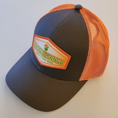 Twisted Mango Smoothie Bar Snapback Mesh Back Hat NEW