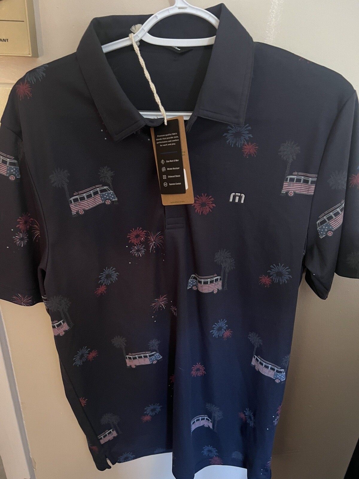 Travis Matthew Polo Firework eBay