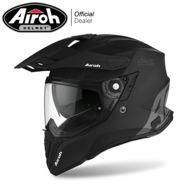 Helm Airoh commander On/Off Black Matt integrale Full Face doppia visiera Black
