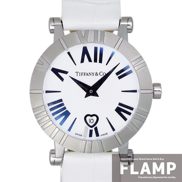 Tiffany Co Tiffany Atlas Heart Date Z1300.11.11A20A71A Quartz White Women s W