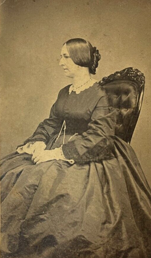 ANTIQUE CDV PHOTO ELEGANT LADY 2CENT CIVIL WAR TAX STAMP PALMYRA NY GOOD eBay