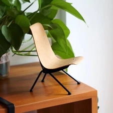 1948~1965 Mini Furniture Museum Series Art Design Ornament Coffee Chair Model