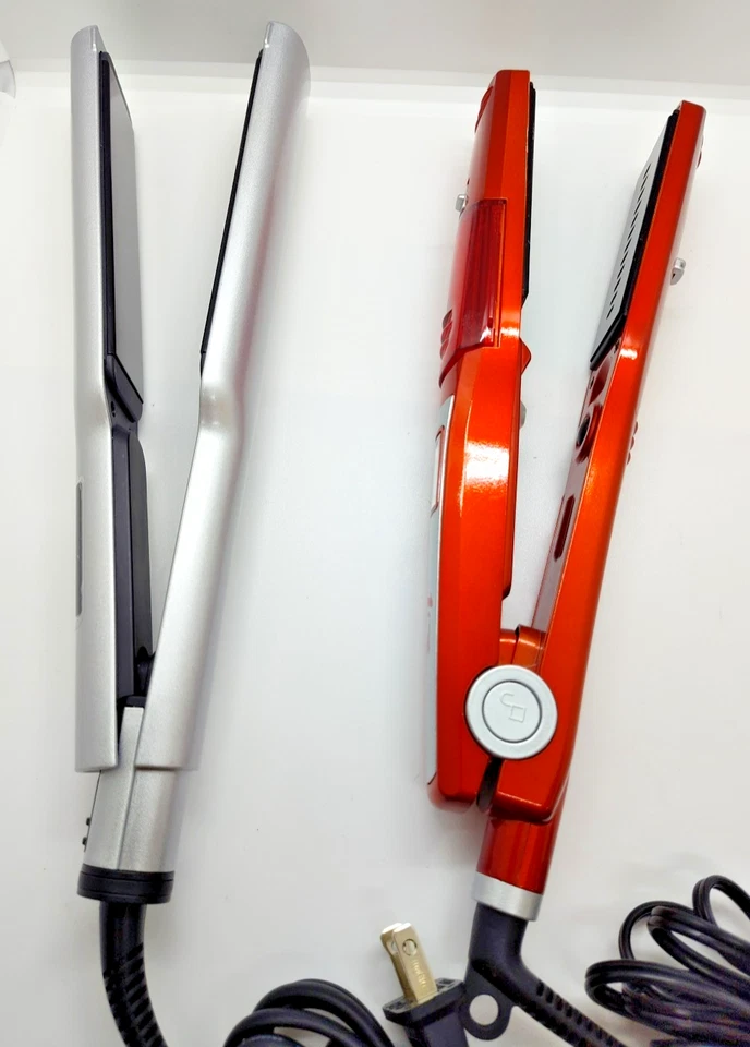 Ferro plano de cerâmica digital Hot Tools Pro Signature e primeiro cabelo ferro plano a vapor - Imagem 2 de 4