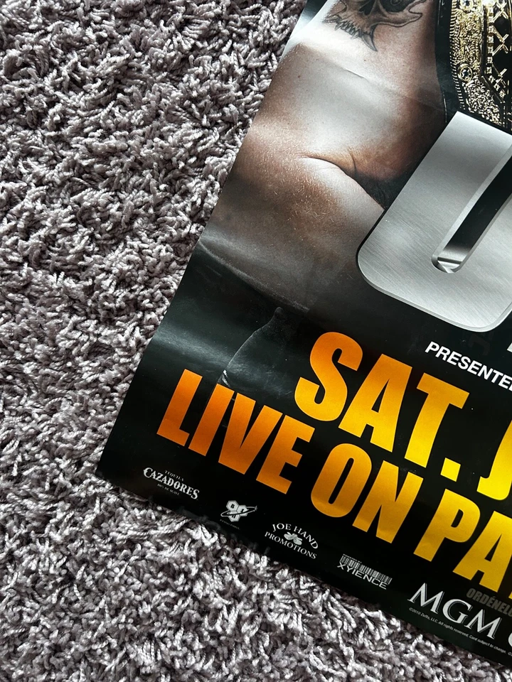 UFC 116 Brock Lesnar v Shane Carwin 官方海报 18x24 状况良好! MMA — 第 4/4 张图片