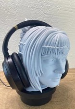 Soporte para auriculares Elf Cleric | Baldur's Gate Gamer Display l BG3 Heart Shadow Bust