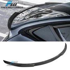 Fits 20-25 Tesla Model Y Carbon Fiber Print Rear Trunk Spoiler Lip Wing ABS
