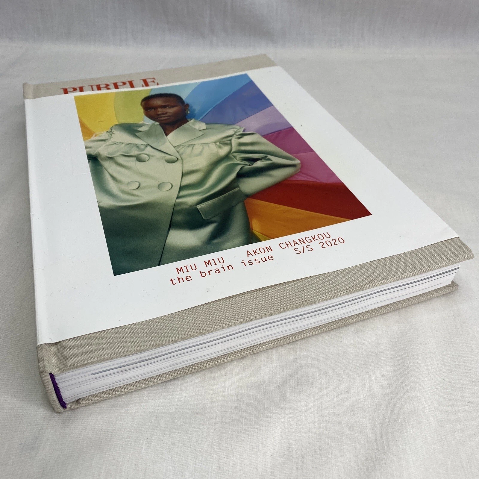 Purple Magazine the brain issue S S 2020 Miu Miu Akon Changkou fashion book