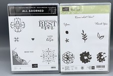 Stampin' Up WHAT I LOVE  ALL ADORNED Photo Polymer Sale-A-Bration stamp sets