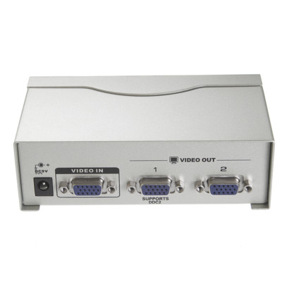 2 Port VGA Switch Box Switcher Video Splitter Selector Monitor PC ...