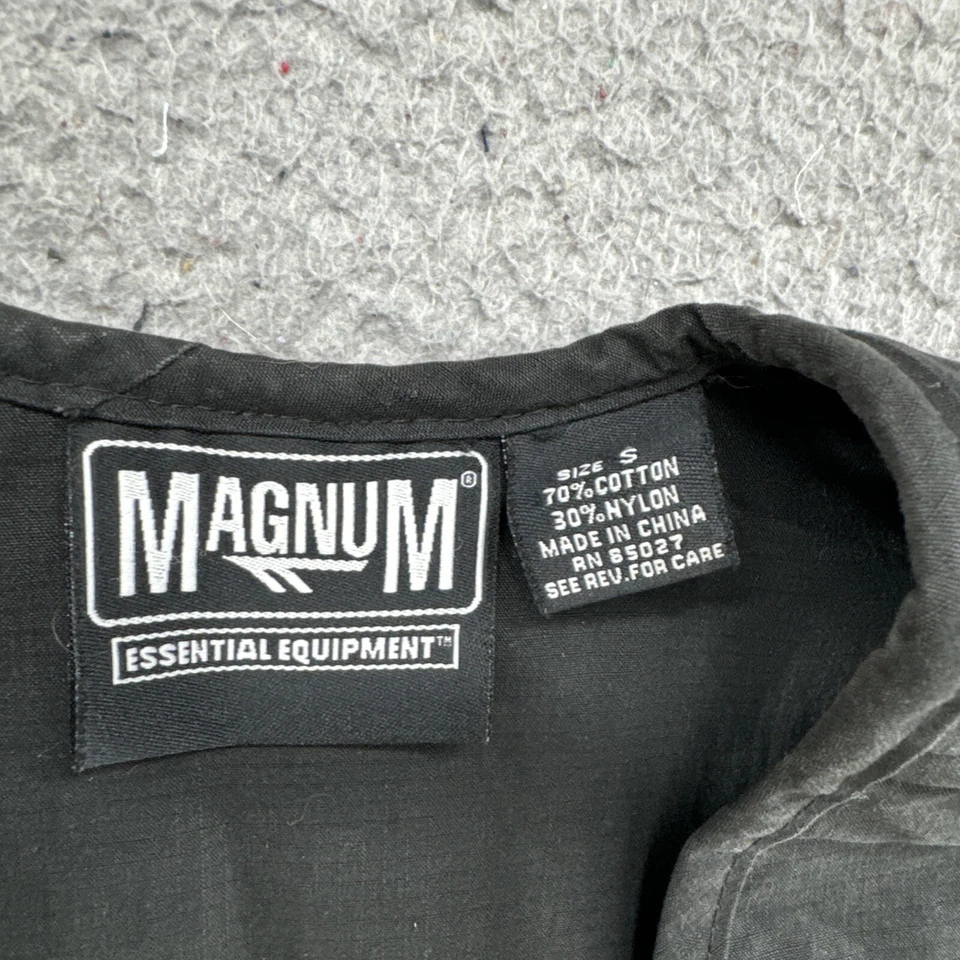 Colete Magnum Essential Equipment preto com zíper completo masculino tamanho pequeno LEIA - Imagem 2 de 4