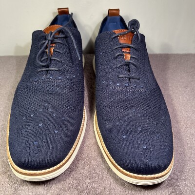 Cole Haan NWOB  blue ''Zero Grand'' stitchlite Oxfords US Mens sz 11.5 M