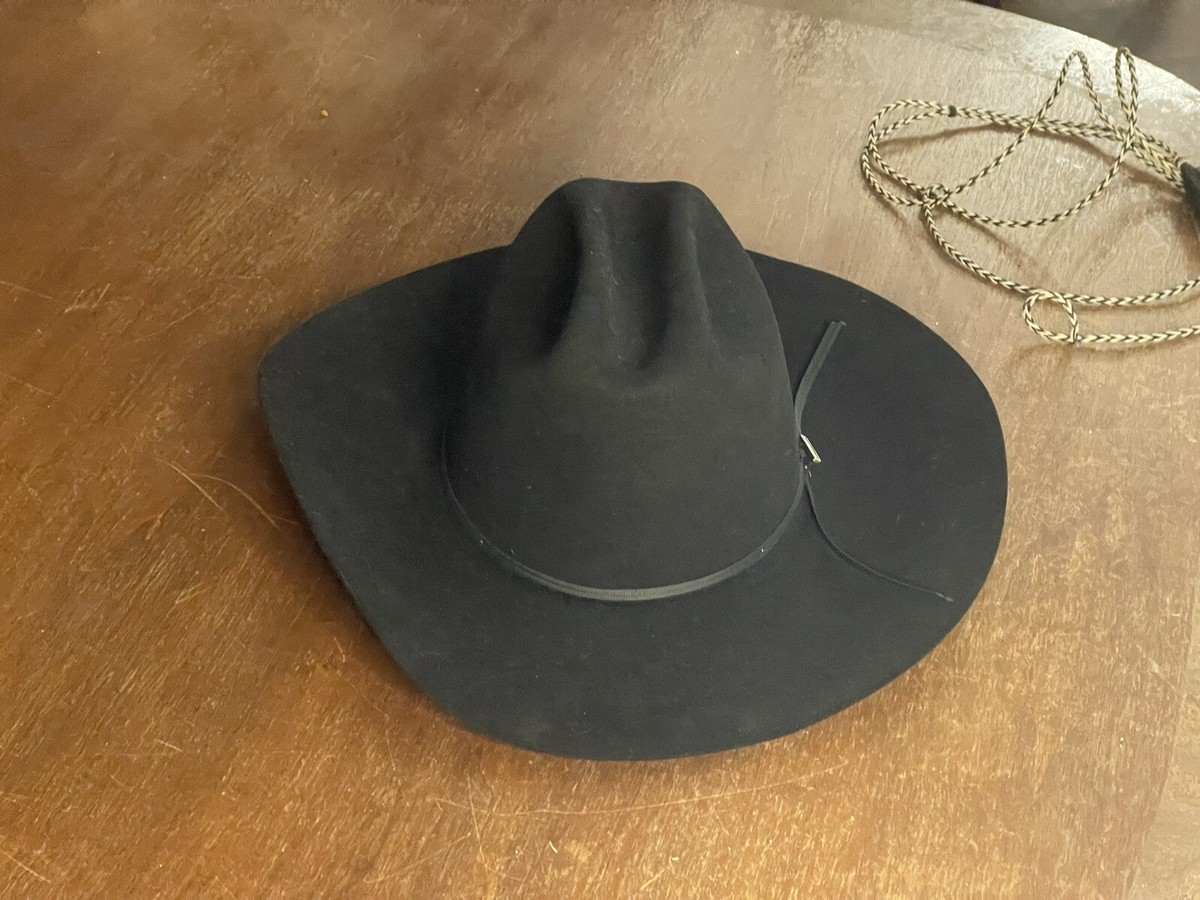 VTG SERRATELLI Hat Company XXXX BEAVER LONG OVAL Size 7 1/8