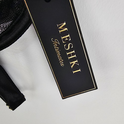 Sujetador Meshki Intimates Vanessa para mujer talla 6 negro copa suave encaje transparente nuevo con etiquetas - Imagen 3 de 7