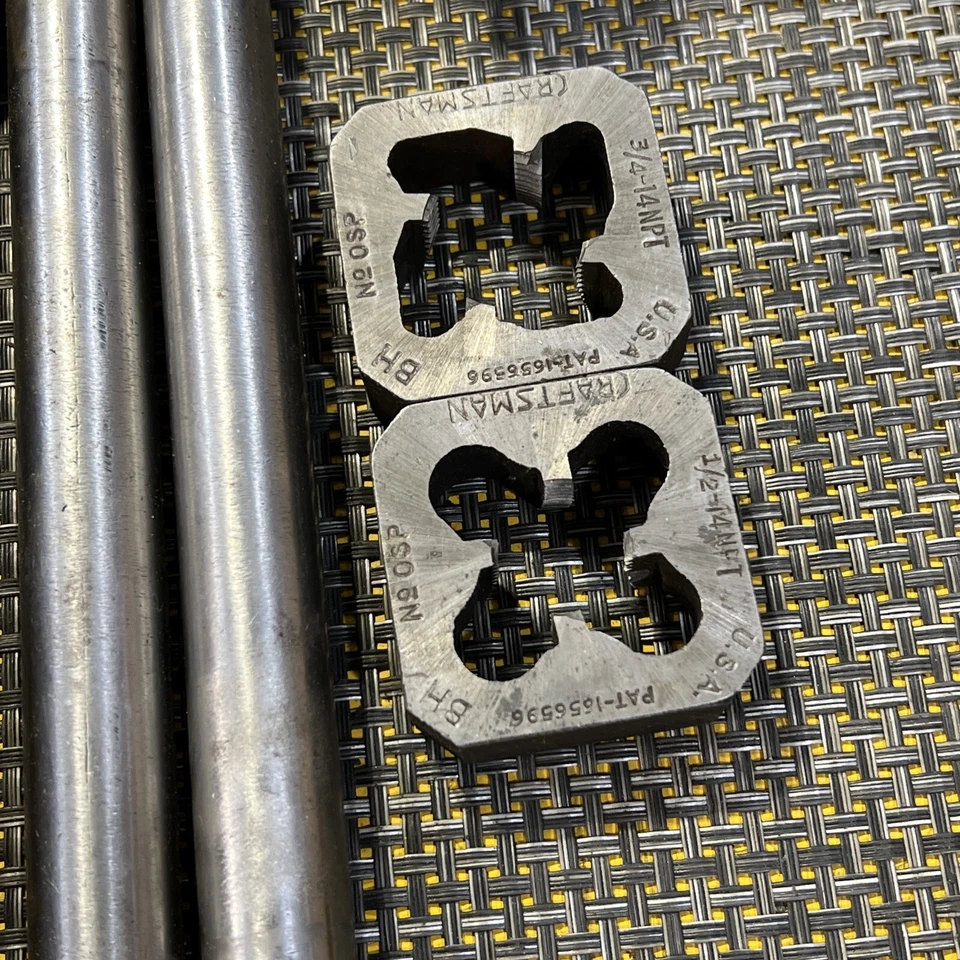 Vintage Craftsman Stock & Pipe Die Set Complete w/ 1/2” & 3/4” # R-5524  (1A-5) - Image 2 of 4