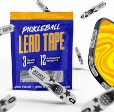 12 Pcs Gray Lead Tape for Pickleball Paddles, 3g per Piece 