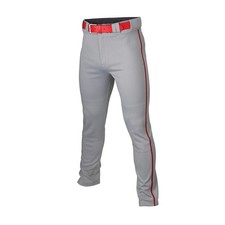Easton Rival+ Pant Youth Piped GRAY | RED YTH SM Easton Rival+ Pant Youth Piped GRAY | RED YTH SM - Image 1