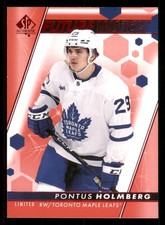 2022-23 SP Authentic Limited Red #165 Pontus Holmberg FW
