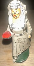 1930's Manoil Nurse w/ Red Bowl in Skirt Dime Store Lead Soldier Figure