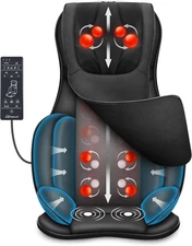 Snailax Shiatsu Neck & Back Massager with Heat and Compression, Full Body Massag
