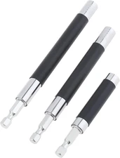 3Pcs/Set Scalable Magnetic Screw Drive Guide Drill Bit Tip Holder, 3.15"/4.72"/5