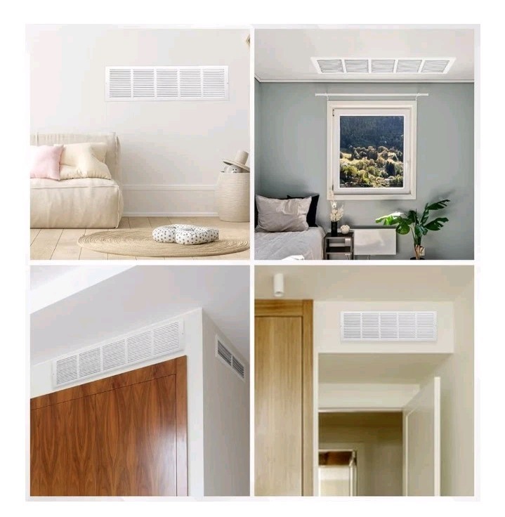 Fits 30x8 Duct Opening | Steel Return Air Grille by Handua | Vent Cover Grill f