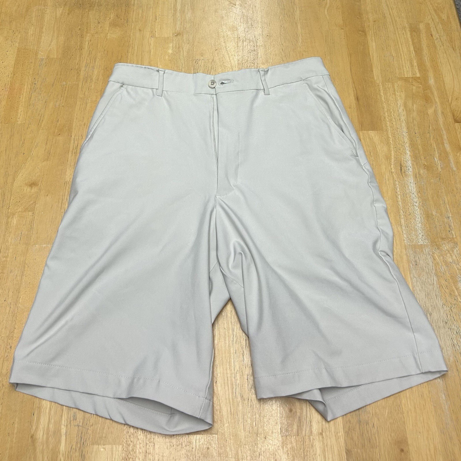 Tommy Armour Dri Logic Performance Mens 32 White Lightweight Golf Shorts