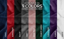 Fleece Blanket 300GSM Luxury Bed Blanket Anti-Static Fuzzy Soft Utopia Bedding