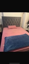 King Size Bed and Mattress for Sale with Two Drawers. Collection Only