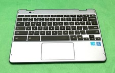 Samsung Chromebook Plus XE521QAB 12.2" Gray Palmrest Touchpad Keyboard Assembly