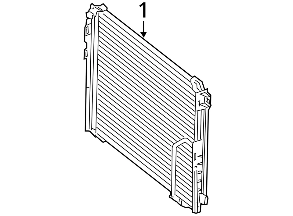Condensador de CA 204 tipo C250 cupé para 08-15 MERCEDES CLASE C 6770920 Foto 4 de 4
