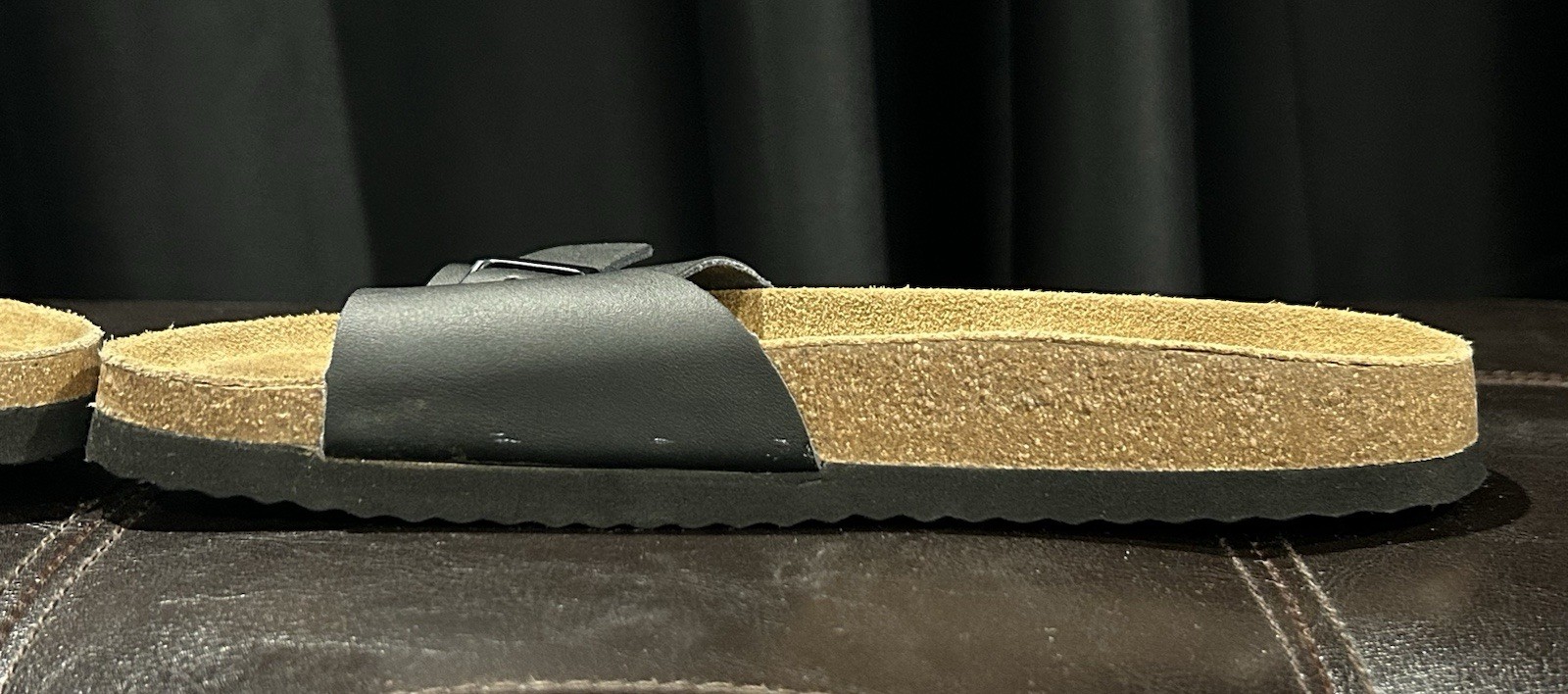 Project Cloud Memory Foam Slip On Sandals Black L… - image 5