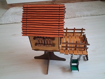 Baumhaus Haus Holzhaus Miniaturhaus Modelhaus DIY