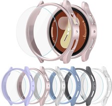 6 Pack Hard PC Protective Bumper Shell Compatible with Galaxy Watch 7 40mm