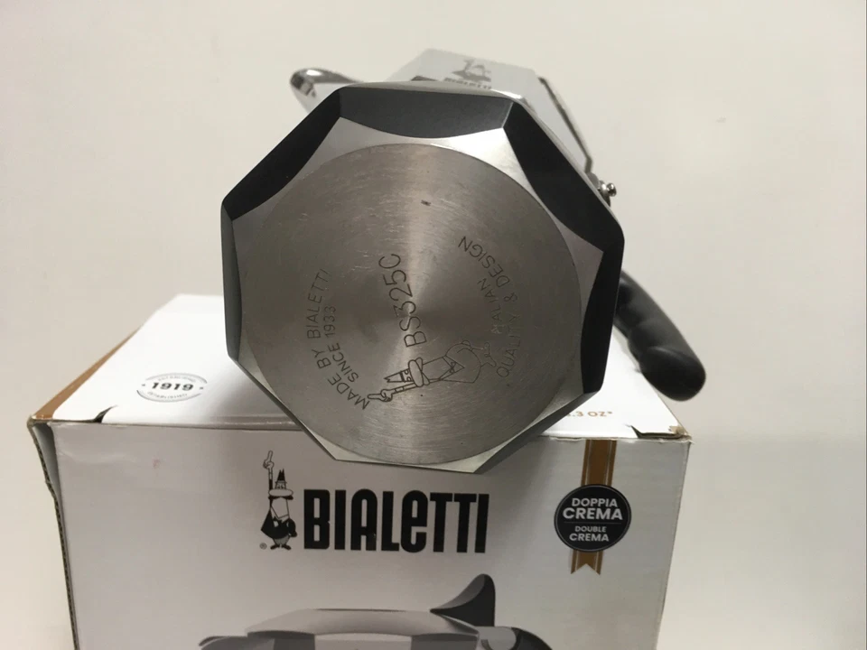 Bialetti Brikka Moka Pot - Cafetera espresso rica en crema para estufa, 2 tazas, negra Foto 4 de 4