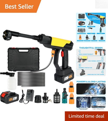 #ad #ad Portable 990 PSI Cordless Pressure Washer with Waterproof Storage Case Included $68.99