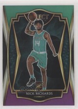 2020-21 Panini Select Premier Level Green White Purple Prizm Nick Richards 0fn0