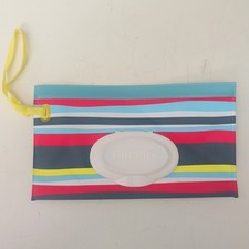 Huggies Clutch N Clean Travel Wipes Refill Pouch Horizontal Stripes Rare